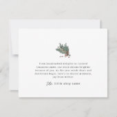 Klein bedrijf Modern Minimalistisch Dank u Feestdagenkaart (Voorkant)