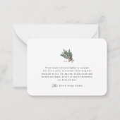 Klein Bedrijf Moderne Minimalistische Vakantie Dan Notitiekaartje (Voorkant)