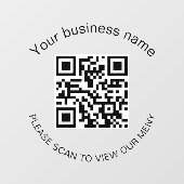 Klein Bedrijf Raamsticker (Vel)