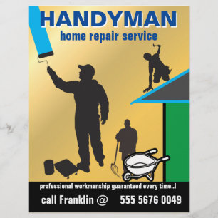 Klein bedrijf Thuisreparatie Handyman Service Flye