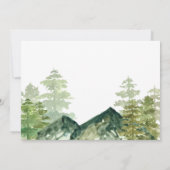 Klein Beer dat een 1e verjaardagsuitnodiging draai Bedankkaart (Achterkant)