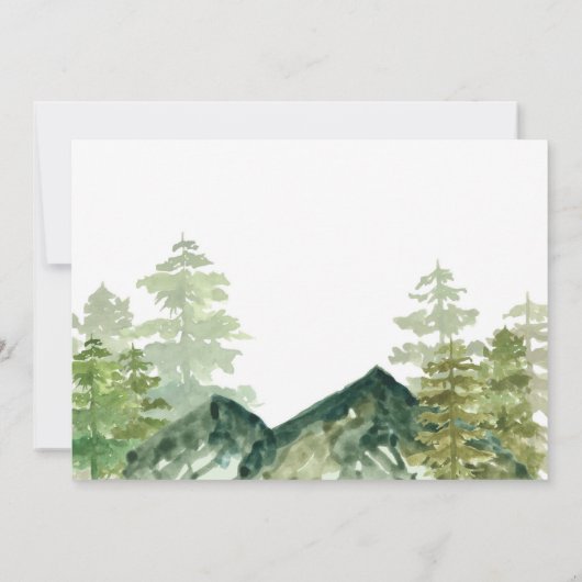 Klein Beer dat een 1e verjaardagsuitnodiging draai Bedankkaart (Achterkant)