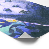 Klein Beer van Shaman Poster (Hoek)