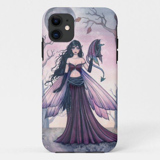 Klein Beest Paarse Fee en Draak Fantasie Kunst Case-Mate iPhone Case (Achterkant)