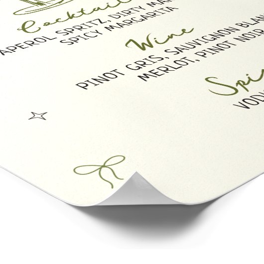 Klein beetje ouder eigenzinnig met de hand geteken poster (Hoek)