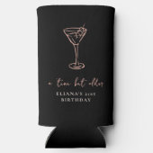 Klein beetje ouder gepersonaliseerd verjaardagsfee seltzer blikjeskoeler (Achterkant)