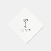 Klein beetje ouder gepersonaliseerd verjaardagsfee servet (Hoek)