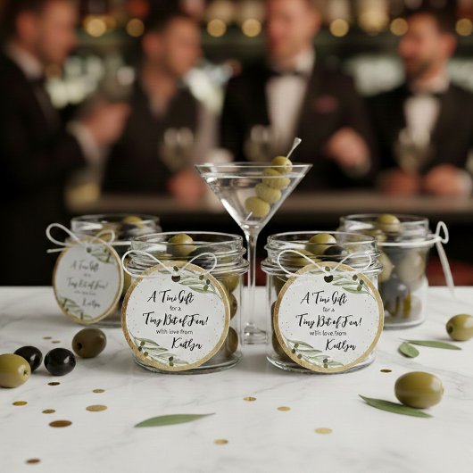 Klein beetje plezier Martini Soirée Bedankjes Labels