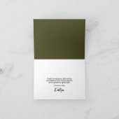 Klein beetje plezier Martini Soirée Bedankkaart (Binnen)