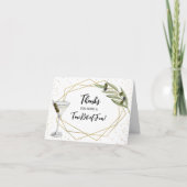 Klein beetje plezier Martini Soirée Bedankkaart (Voorkant)