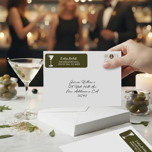 Klein beetje plezier Martini Soirée Retouradres Etiket