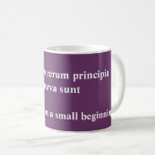 Klein begin - Cicero-quote Koffiemok (Voorkant rechts)