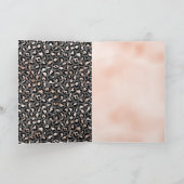 Klein-beige Roos-luipaard afdrukken    Kaart (Binnen)