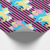 Klein blademeisje met paard Elke keer Cadeaupapier (Hoek)