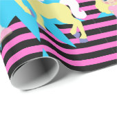 Klein blademeisje met paard Elke keer Cadeaupapier (Rol Hoek)