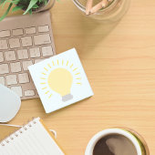 Klein blauw gele lamp Art 3x3 Sticky Mini Post-it® Notes