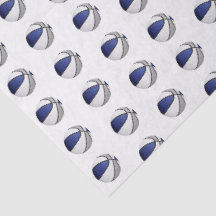 klein blauw grijs basketbal patroon