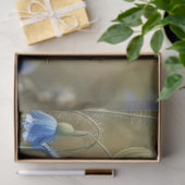 Klein blauw vogelweefsel papier (Geschenk)