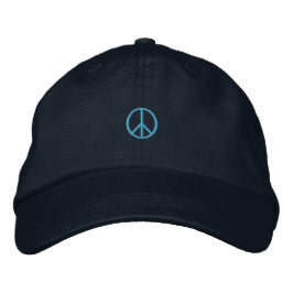 Klein Blauw Vredessymbool Pet