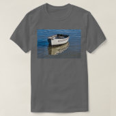 Klein Bleek grijs Skiff T-shirt (Design voorkant)