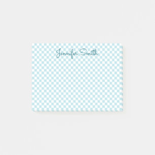 Klein Bleek Robin Ei Blauw Dambord Post-it® Notes