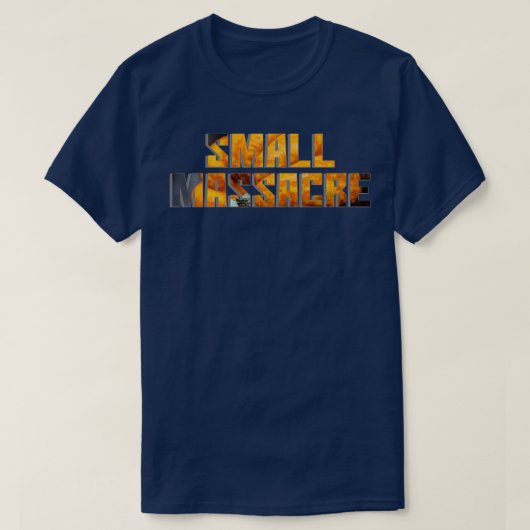 Klein bloedbad t-shirt (Design voorkant)