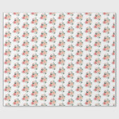  Klein Bloemen Inpakpapier-Romantisch|Chic Cadeaupapier (Vlak)