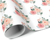  Klein Bloemen Inpakpapier-Romantisch|Chic Cadeaupapier (Rol Hoek)