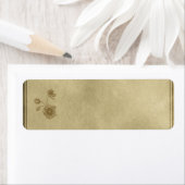 Klein bloemenapotheeklabel etiket (Insitu)