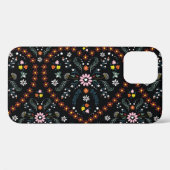 Klein bloemhart: fantasie naadloos. Case-Mate iPhone case (Achterkant (horizontaal))