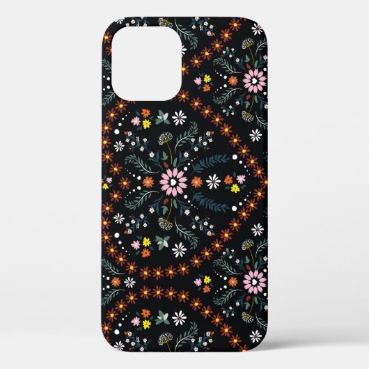 Klein bloemhart: fantasie naadloos. Case-Mate iPhone case (Achterkant)