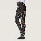 Klein bloemhart: fantasie naadloos. leggings (Links)