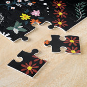 Klein bloemhart: fantasie naadloos. legpuzzel (Zijkant)