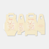 Klein bloemontwerp in pasteltinten bedankdoosjes (Uitgevouwen)