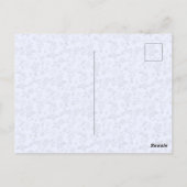 Klein Bloempatroon Aangepaste Vriendschapsansichtk Briefkaart (Achterkant)