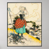 Klein Bo Peep door St George en de Draak  Poster (Voorkant)