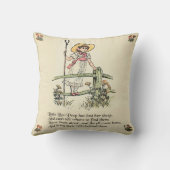 Klein Bo-Peep: Klassieke Kate Greenaway-verzamelin Kussen (Achterkant)