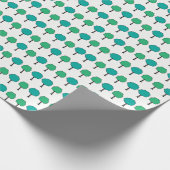 Klein Bomen Patroon Verpakkend Document Cadeaupapier (Hoek)