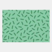 Klein bont kerstpapier inpakpapier vel (Voorkant)