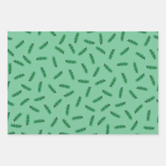 Klein bont kerstpapier inpakpapier vel (Voorkant)