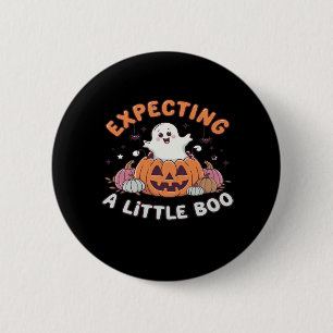 Klein Boo wordt verwacht Ronde Button 5,7 Cm