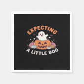 Klein Boo wordt verwacht Servet (Voorkant)