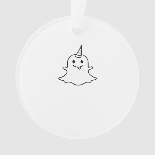 Klein Boonicorn Trendy Uniek Ornament (voorkant)