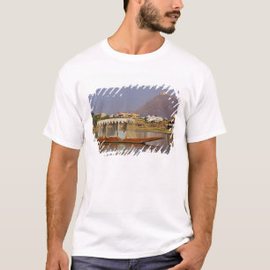 Klein bootje, meer Pichola, Udaipur, India. T-shirt