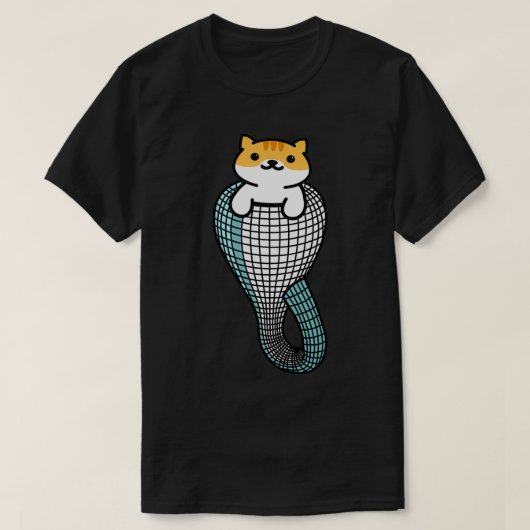 Klein Bottle Kat T-shirt (Design voorkant)