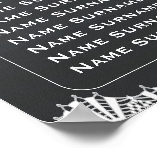 Klein-brouwerij-kalkbord Poster (Hoek)