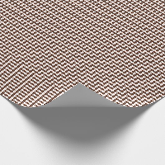 Klein bruin en wit cadeaupapier (Hoek)