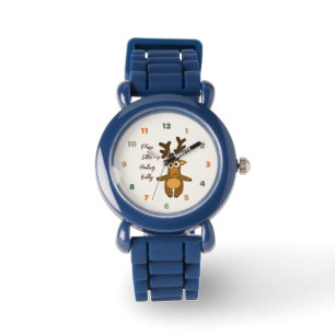 Klein bruin hert horloge