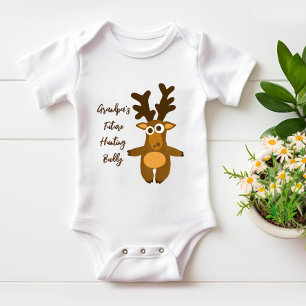 Klein bruin hert romper