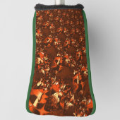 Klein bruinkoraal en vergelijkbaar met reliëf golfheadcover (Draai 90)